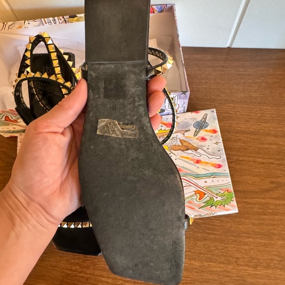 Jeffrey Campbell Black Rockstud Sandals - Picture 6 of 9